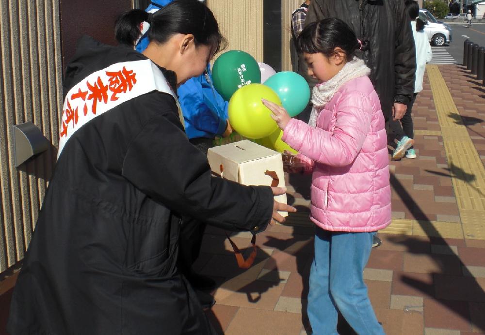 ☆12月7日（土）、歳末たすけあい運動街頭募金を亀岡市内各箇所で実施しました☆